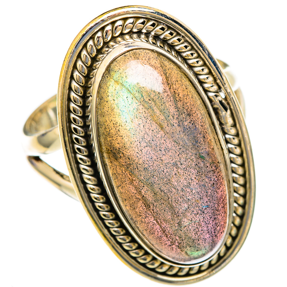 Labradorite Rings handcrafted by Ana Silver Co - RING103574