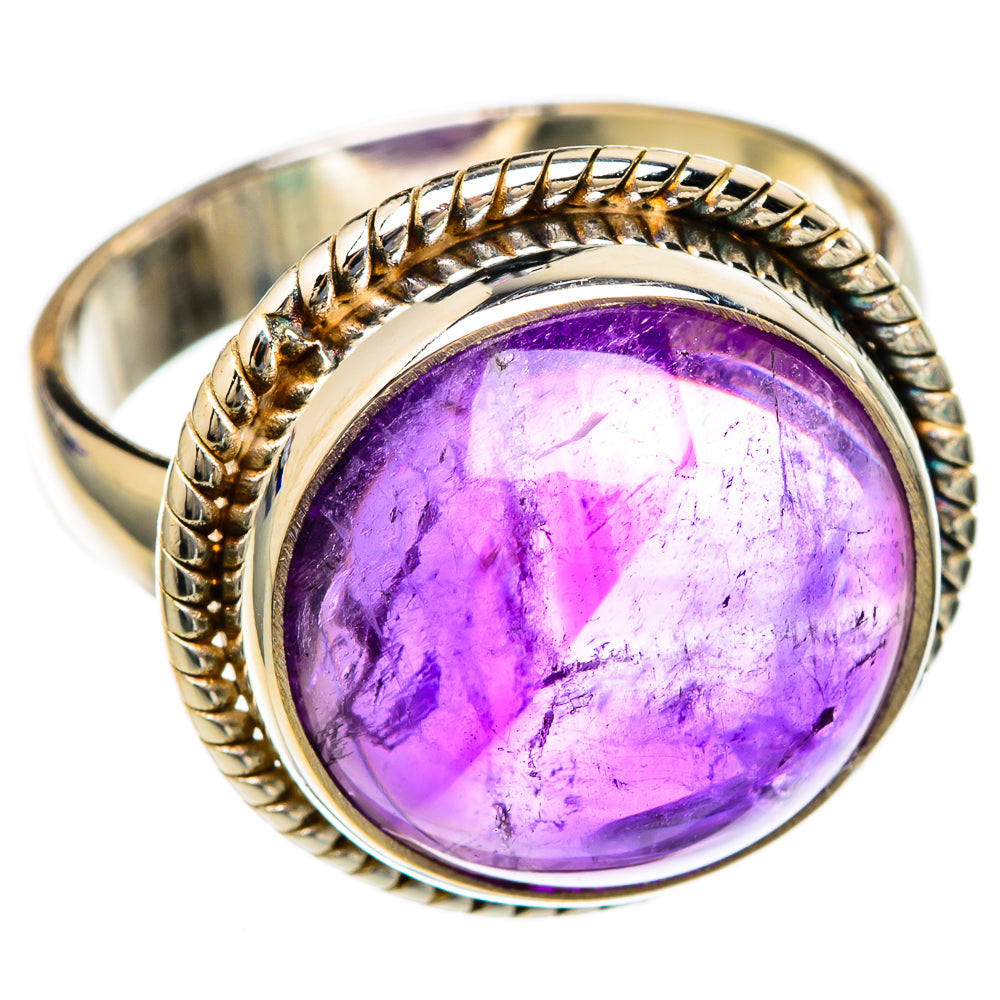 Amethyst Rings handcrafted by Ana Silver Co - RING103585 - Photo 2