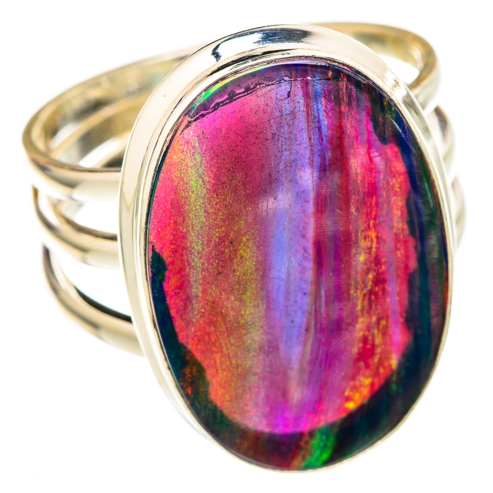 Aura Opal Rings handcrafted by Ana Silver Co - RING103595