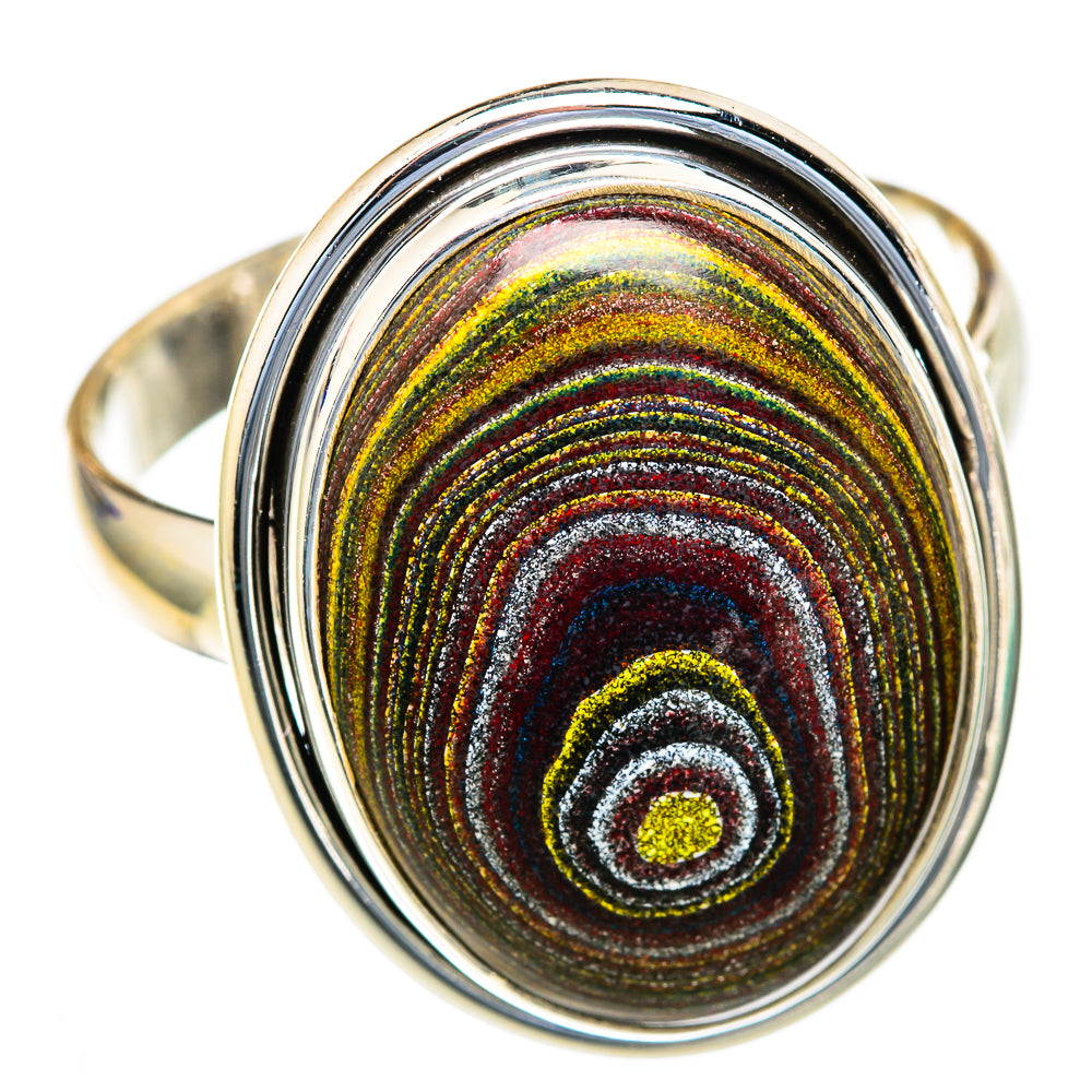 Bullseye Jasper Rings handcrafted by Ana Silver Co - RING103607