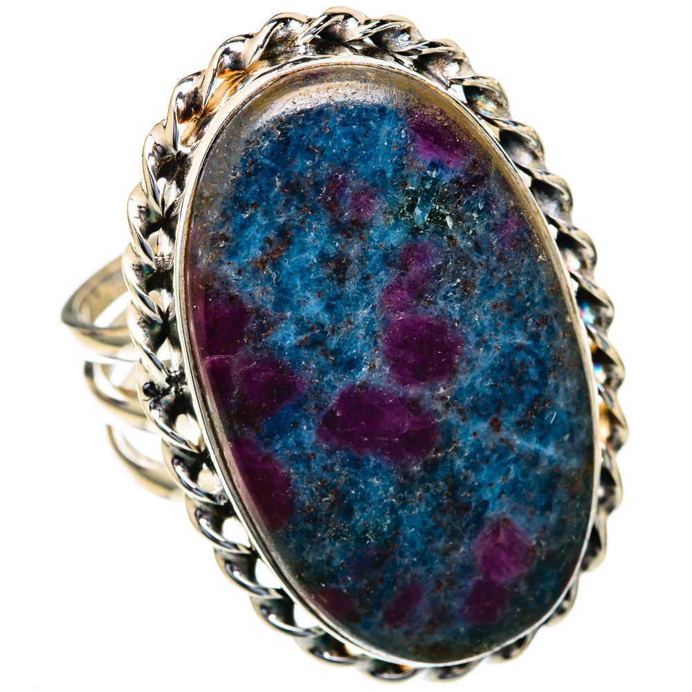 Ruby Fuchsite Rings handcrafted by Ana Silver Co - RING103639 - Photo 2