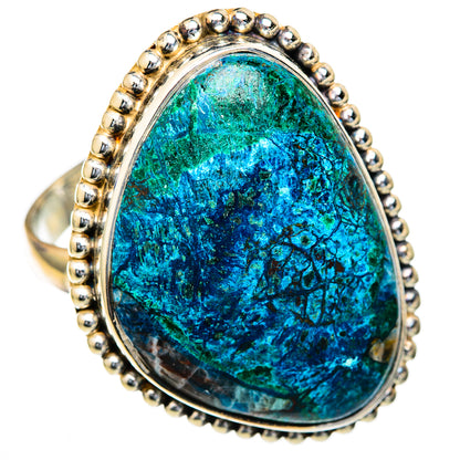 Azurite Malachite Rings handcrafted by Ana Silver Co - RING103644