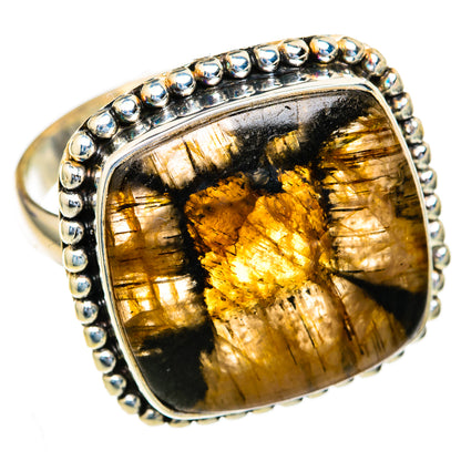Chiastolite Rings handcrafted by Ana Silver Co - RING103651 - Photo 2