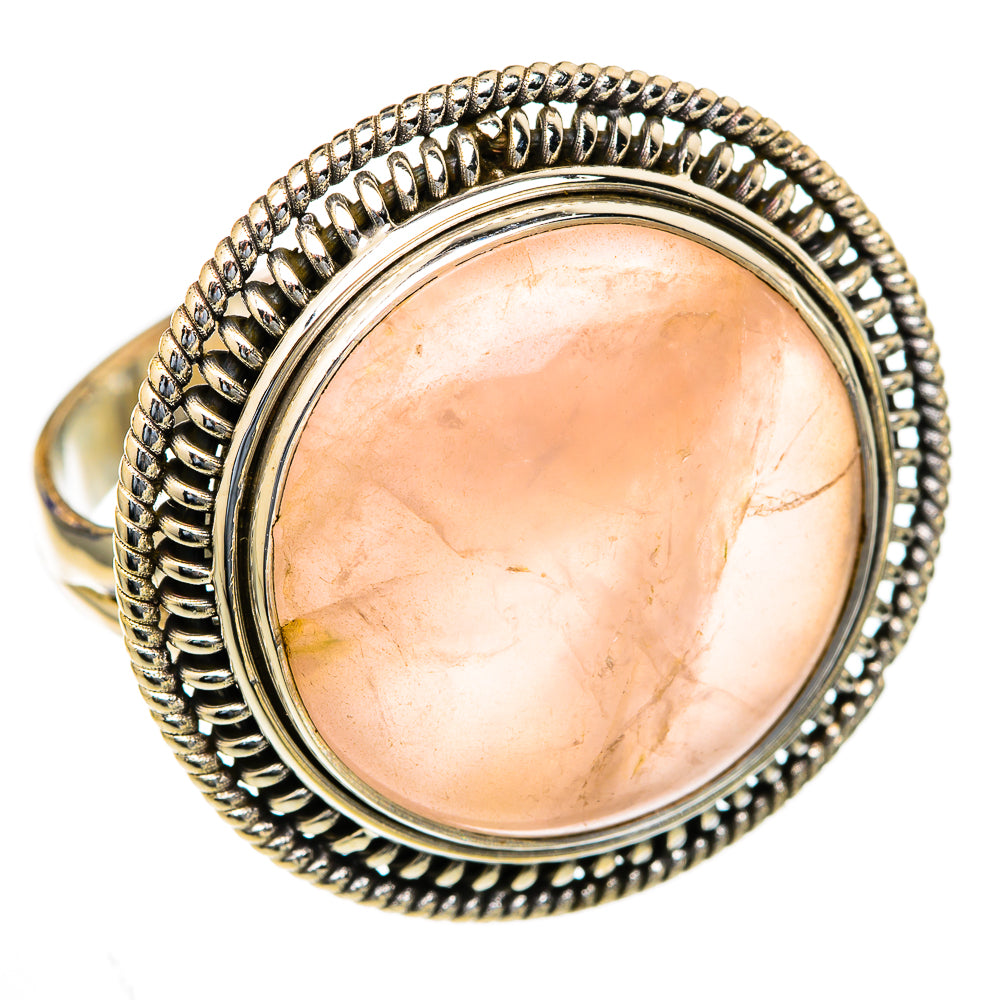 Rose Quartz Rings handcrafted by Ana Silver Co - RING103660 - Photo 2