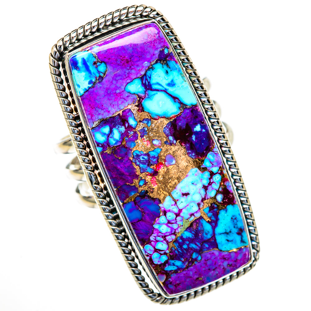 Spiny Turquoise Jasper Rings handcrafted by Ana Silver Co - RING103672