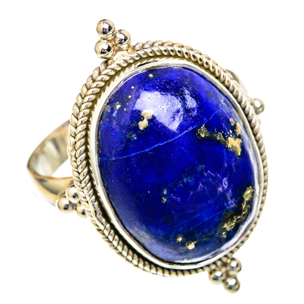 Lapis Lazuli Rings handcrafted by Ana Silver Co - RING103693 - Photo 2