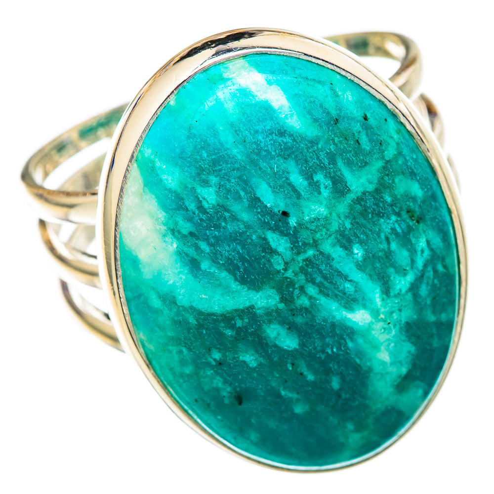 Amazonite Rings handcrafted by Ana Silver Co - RING103707 - Photo 2