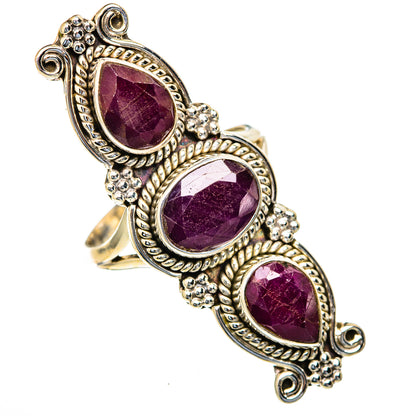 Ruby Rings handcrafted by Ana Silver Co - RING103727 - Photo 2
