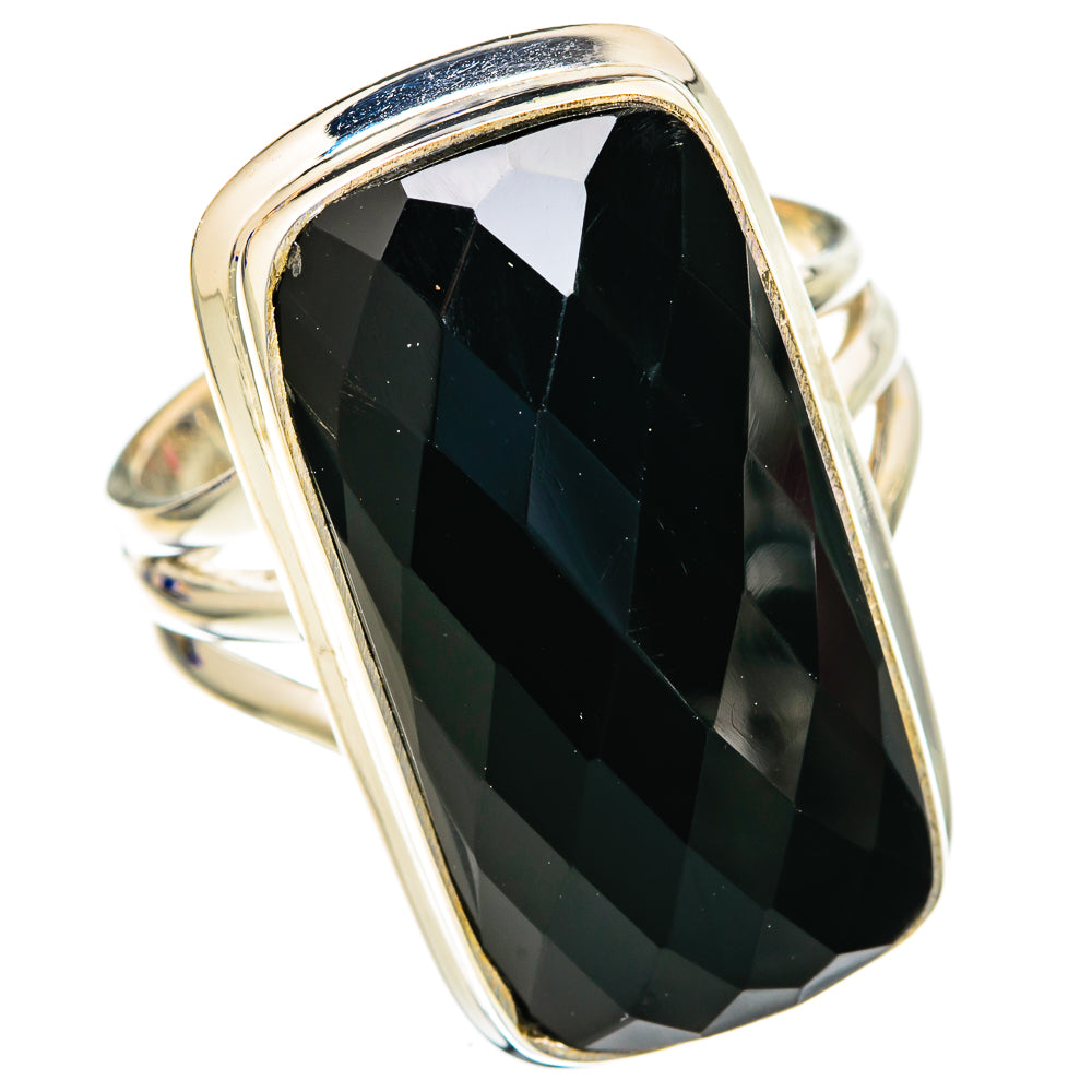 Black Onyx Rings handcrafted by Ana Silver Co - RING103739