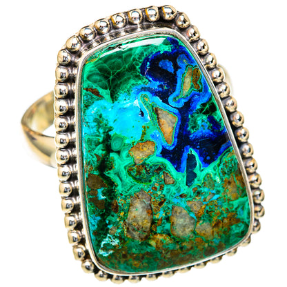 Chrysocolla Rings handcrafted by Ana Silver Co - RING103743 - Photo 2