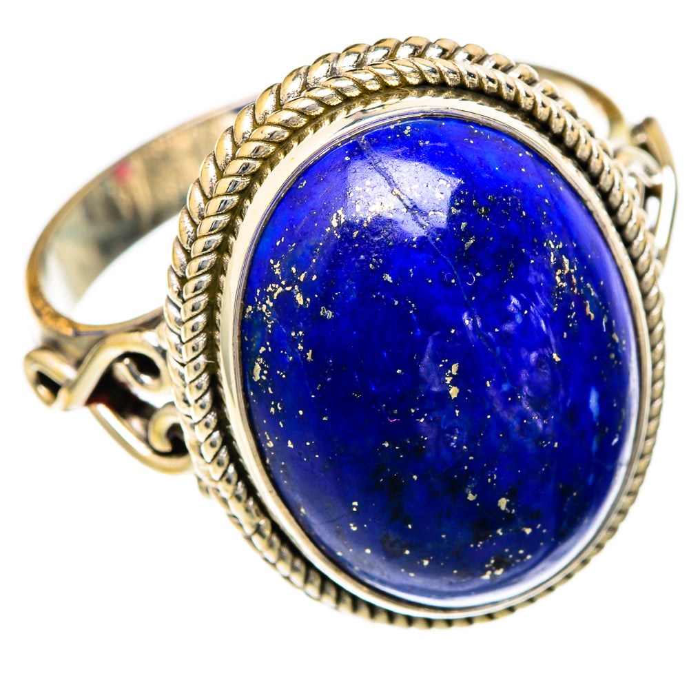 Lapis Lazuli Rings handcrafted by Ana Silver Co - RING103748