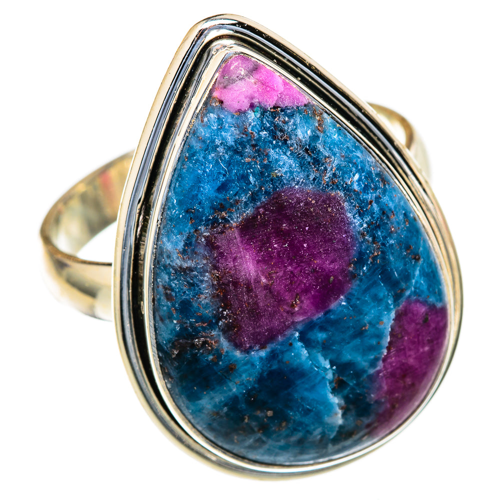 Ruby Fuchsite Rings handcrafted by Ana Silver Co - RING103750