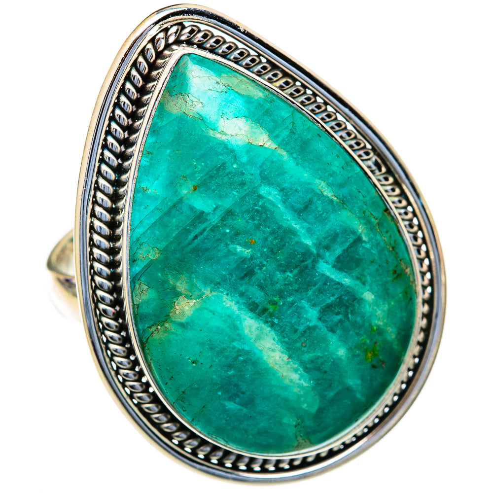Amazonite Rings handcrafted by Ana Silver Co - RING103762