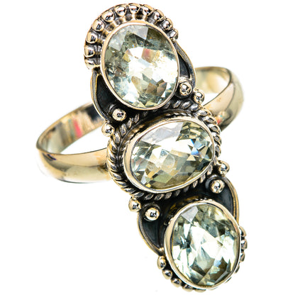 Green Amethyst Rings handcrafted by Ana Silver Co - RING103764 - Photo 2