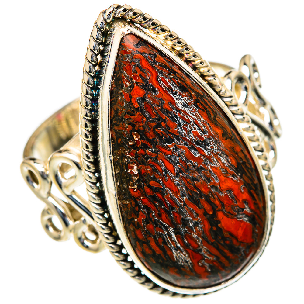 Dinosaur Bone Rings handcrafted by Ana Silver Co - RING103765