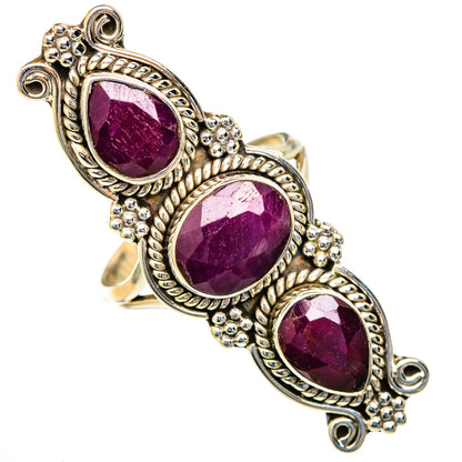 Ruby Rings handcrafted by Ana Silver Co - RING103774