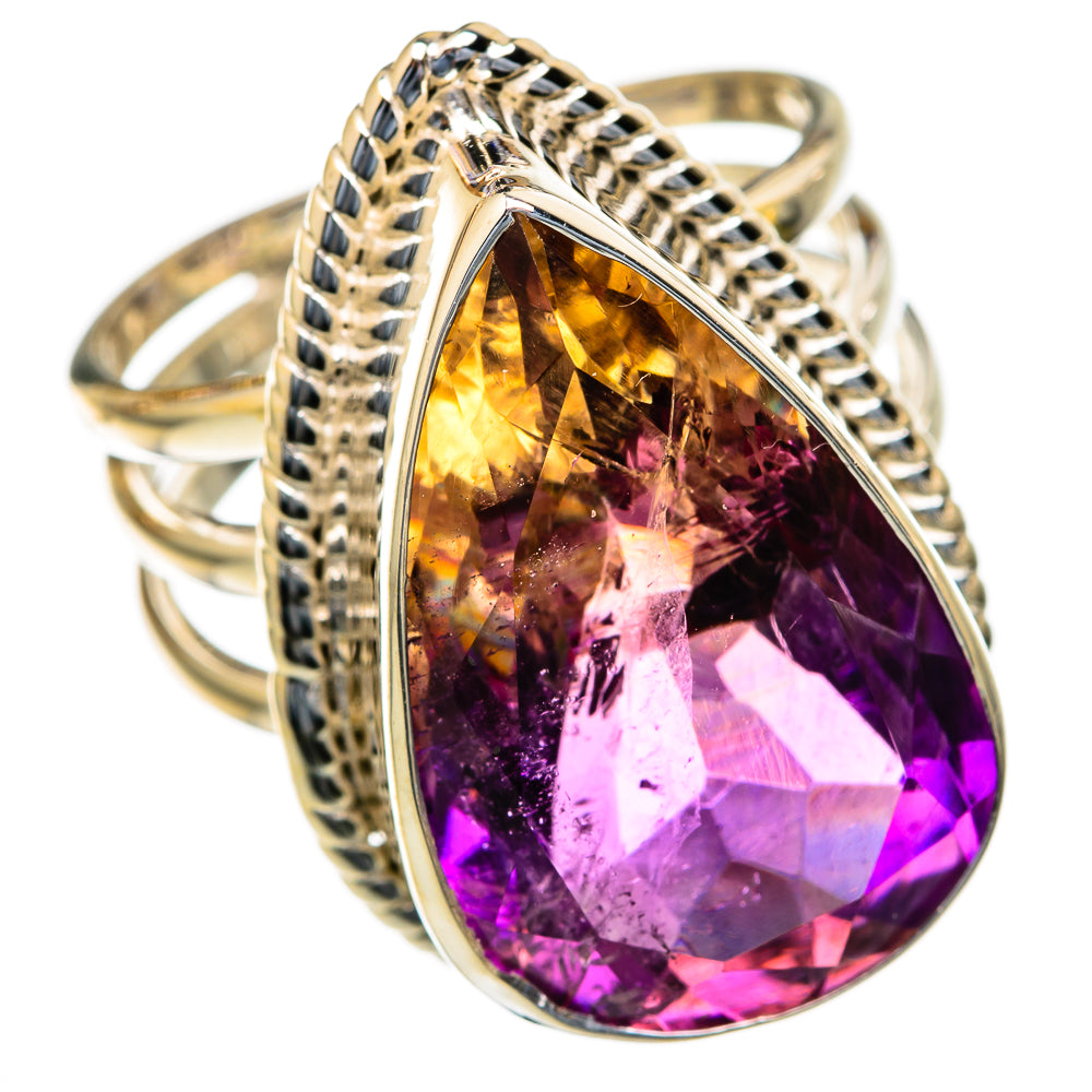 Ametrine Rings handcrafted by Ana Silver Co - RING103776