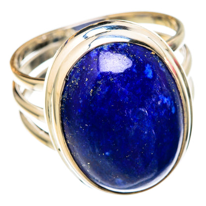 Lapis Lazuli Rings handcrafted by Ana Silver Co - RING103784 - Photo 2