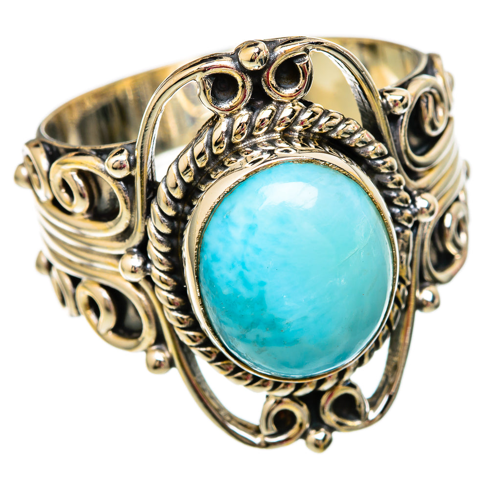 Larimar Rings handcrafted by Ana Silver Co - RING103785 - Photo 2