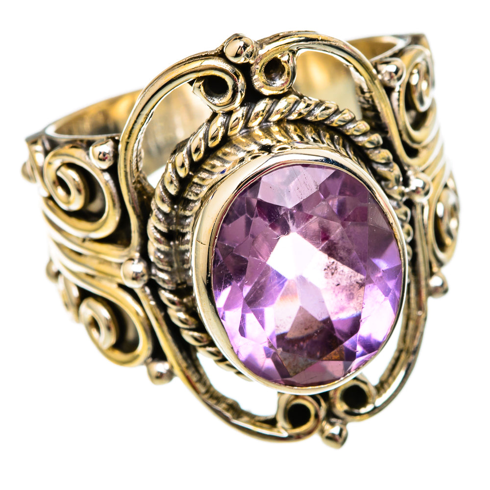 Amethyst Rings handcrafted by Ana Silver Co - RING103806 - Photo 2