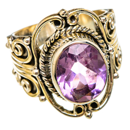 Amethyst Rings handcrafted by Ana Silver Co - RING103806 - Photo 2
