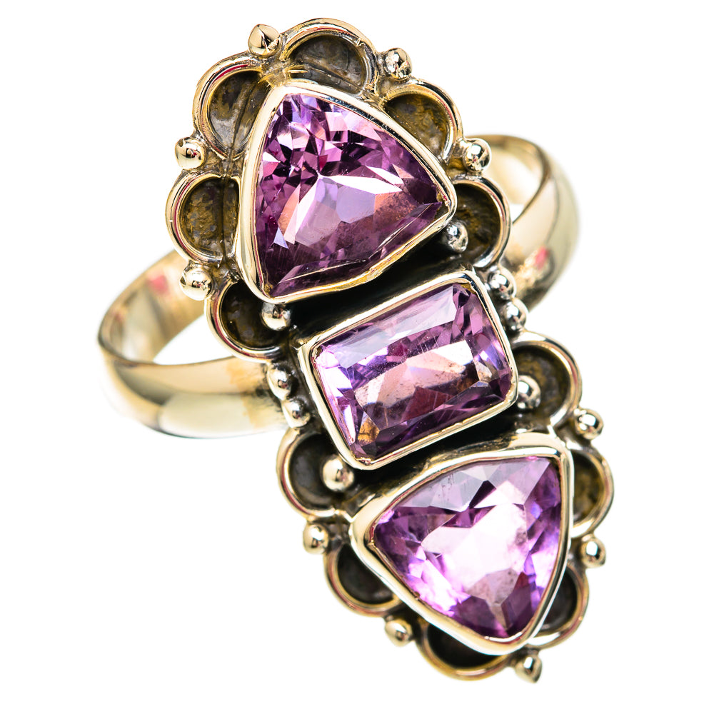 Amethyst Rings handcrafted by Ana Silver Co - RING103809 - Photo 2