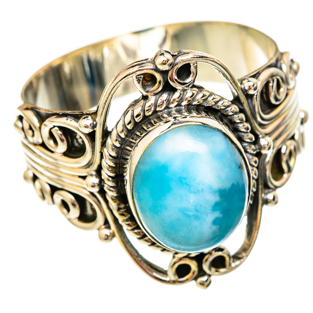 Larimar Rings handcrafted by Ana Silver Co - RING103820 - Photo 2