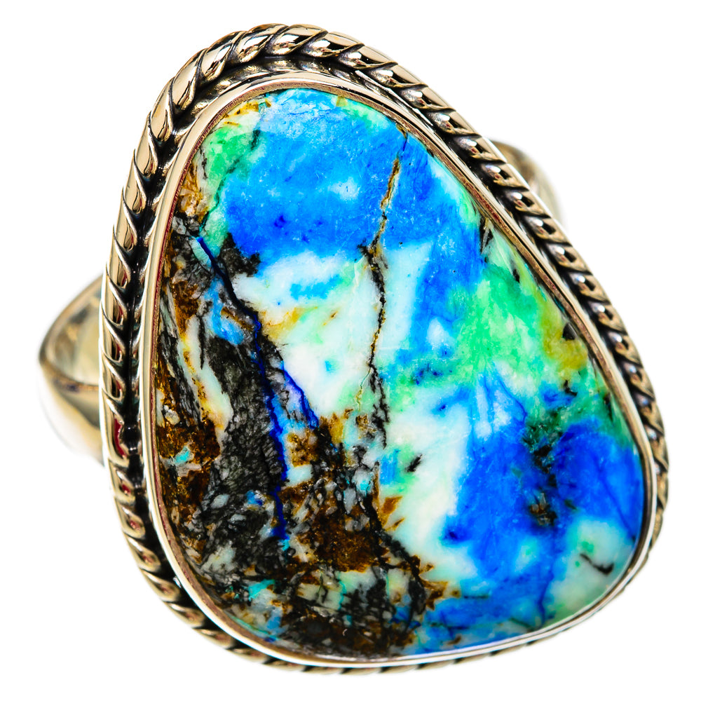 Azurite Rings handcrafted by Ana Silver Co - RING103828 - Photo 2