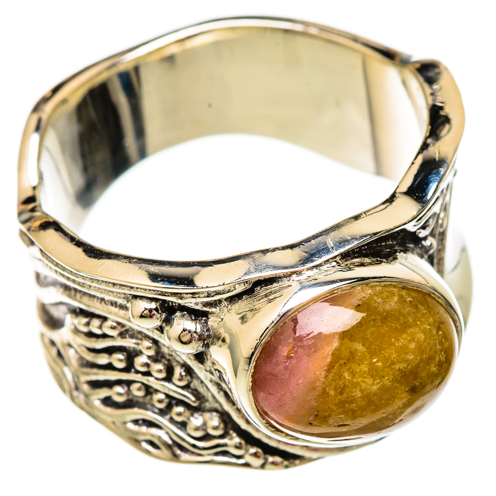 Pink Tourmaline Rings handcrafted by Ana Silver Co - RING103829