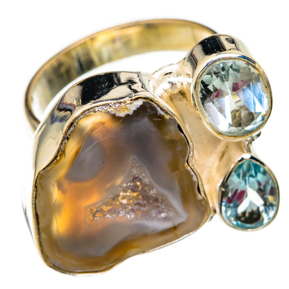 Geode Slice Rings handcrafted by Ana Silver Co - RING103833 - Photo 2