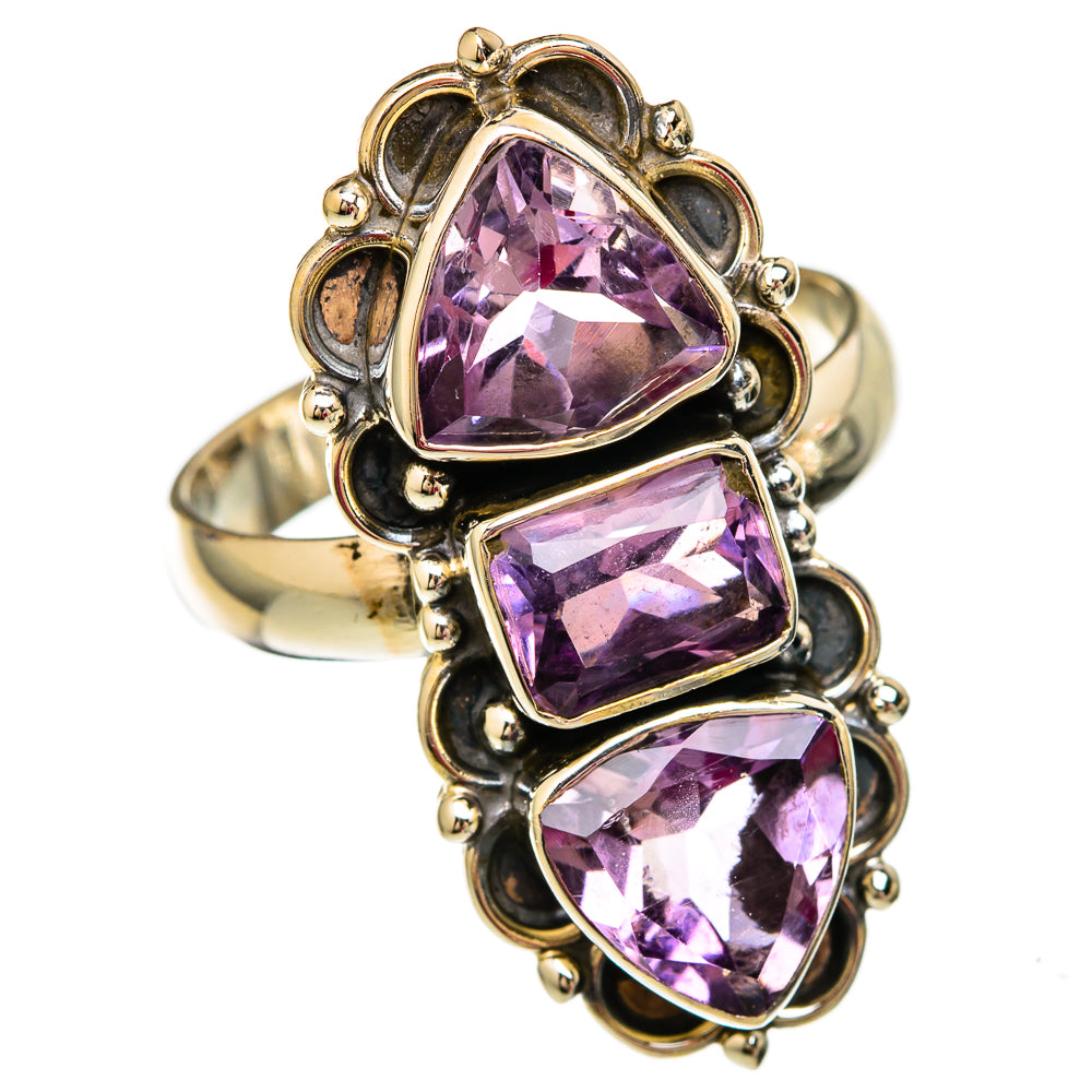 Amethyst Rings handcrafted by Ana Silver Co - RING103838 - Photo 2
