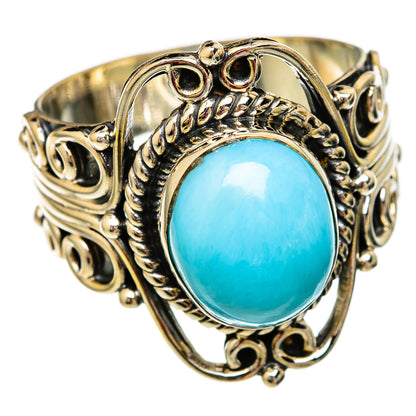 Larimar Rings handcrafted by Ana Silver Co - RING103847 - Photo 2