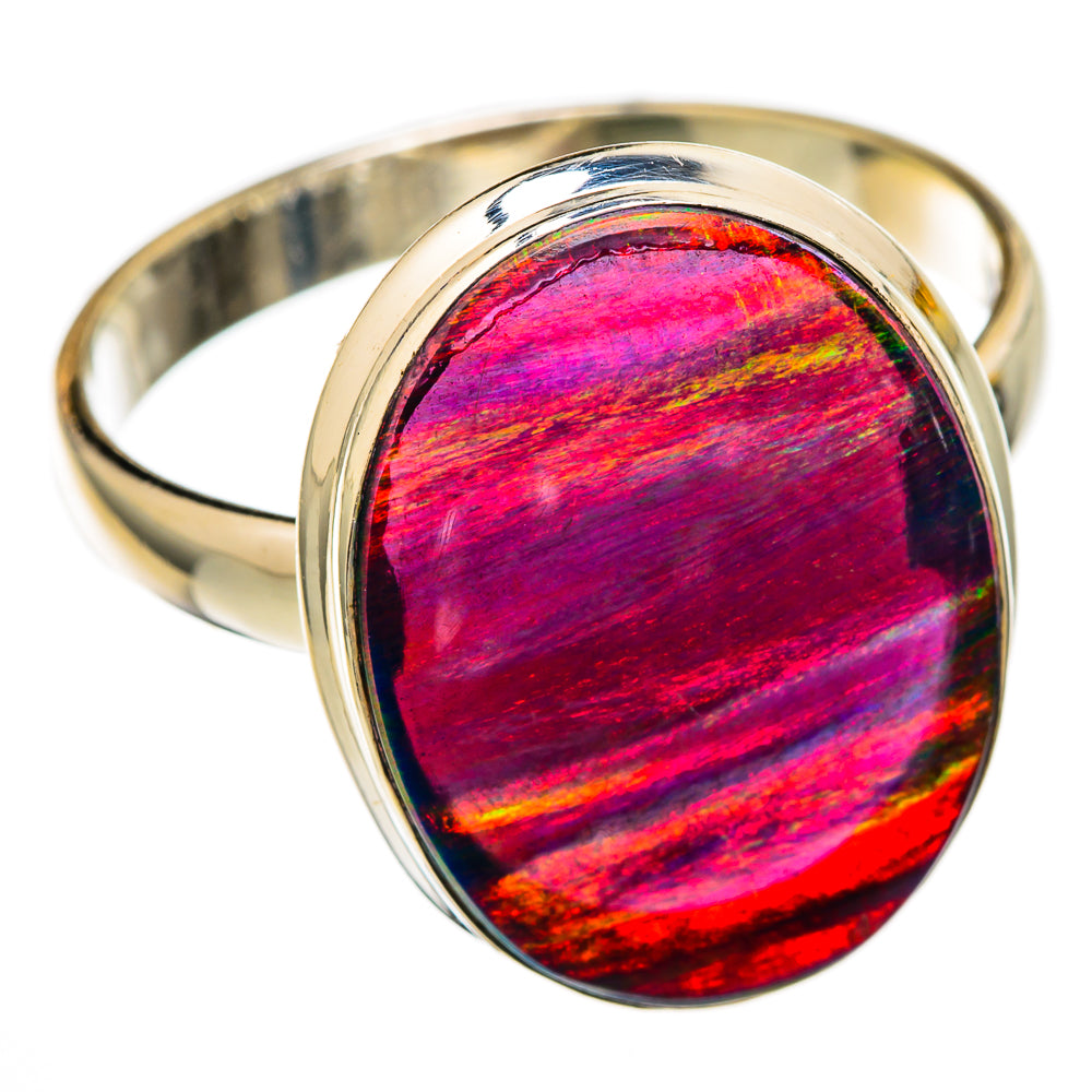 Aura Opal Rings handcrafted by Ana Silver Co - RING103856 - Photo 2