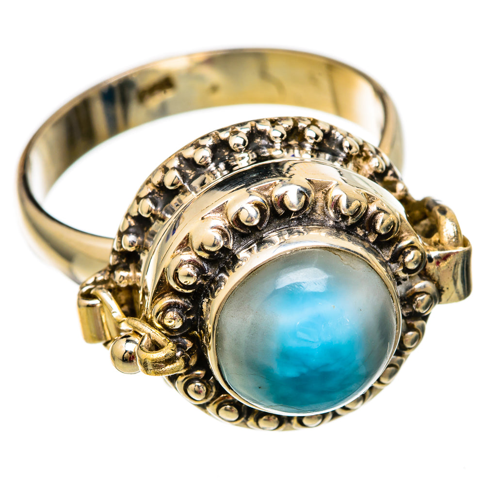Larimar Rings handcrafted by Ana Silver Co - RING103867 - Photo 2
