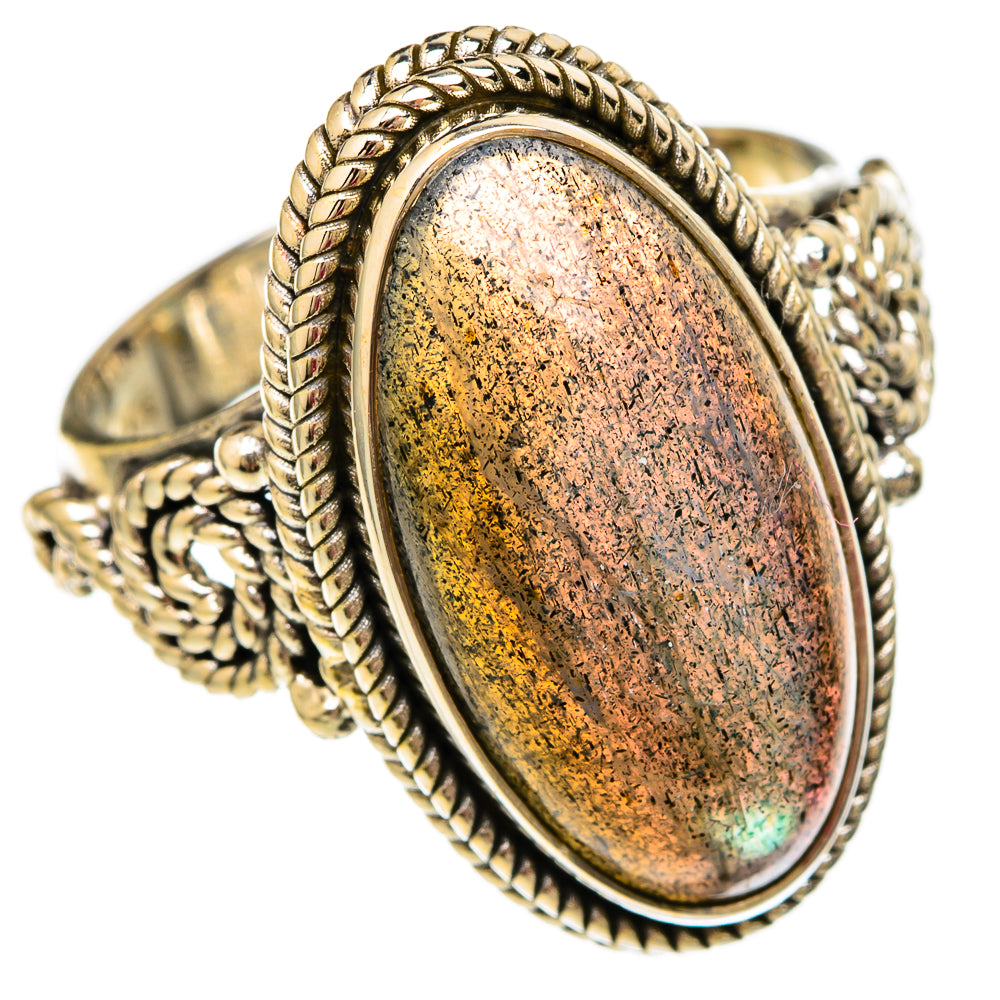 Labradorite Rings handcrafted by Ana Silver Co - RING103868