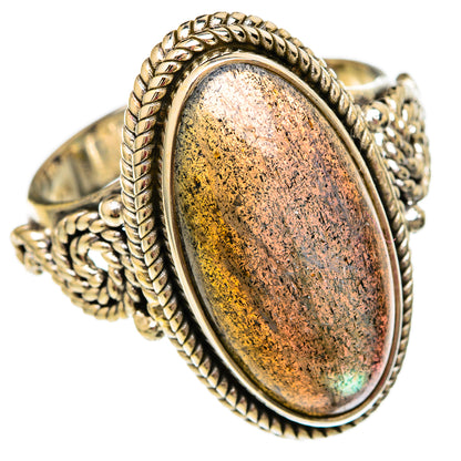 Labradorite Rings handcrafted by Ana Silver Co - RING103868