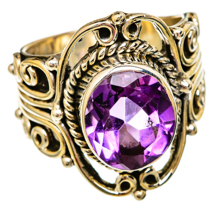 Amethyst Rings handcrafted by Ana Silver Co - RING103875 - Photo 2