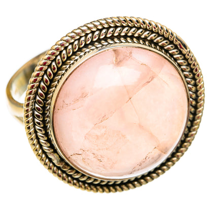 Rose Quartz Rings handcrafted by Ana Silver Co - RING103890 - Photo 2