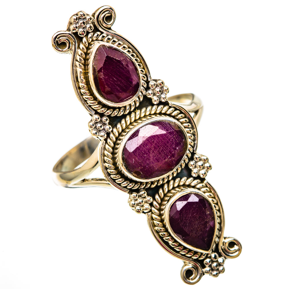 Ruby Rings handcrafted by Ana Silver Co - RING103891 - Photo 2