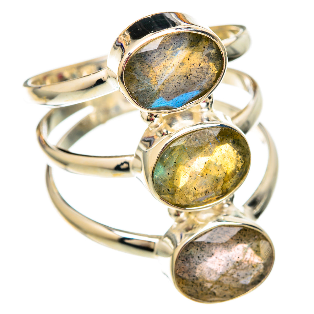 Labradorite Rings handcrafted by Ana Silver Co - RING103901 - Photo 2