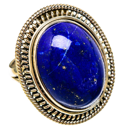 Lapis Lazuli Rings handcrafted by Ana Silver Co - RING103905 - Photo 2