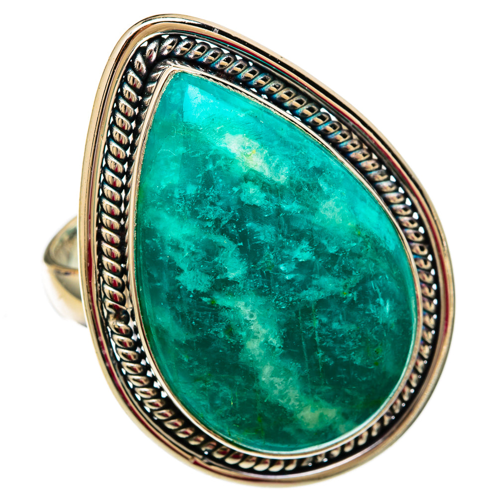 Amazonite Rings handcrafted by Ana Silver Co - RING103911 - Photo 2