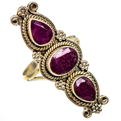 Ruby Rings handcrafted by Ana Silver Co - RING103915 - Photo 2
