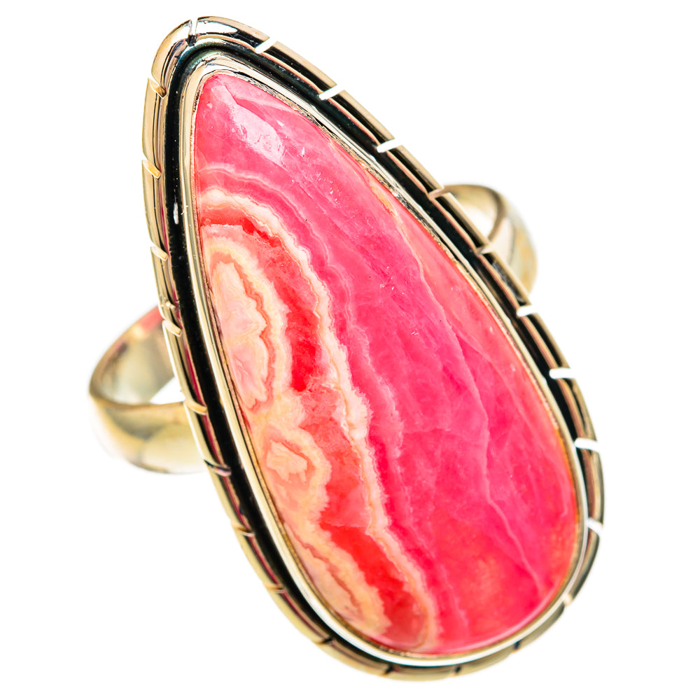 Rhodochrosite Rings handcrafted by Ana Silver Co - RING103916 - Photo 2