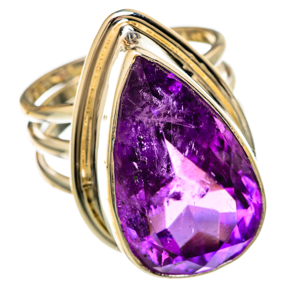 Amethyst Rings handcrafted by Ana Silver Co - RING103922 - Photo 2