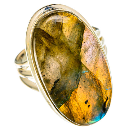 Labradorite Rings handcrafted by Ana Silver Co - RING103933 - Photo 2
