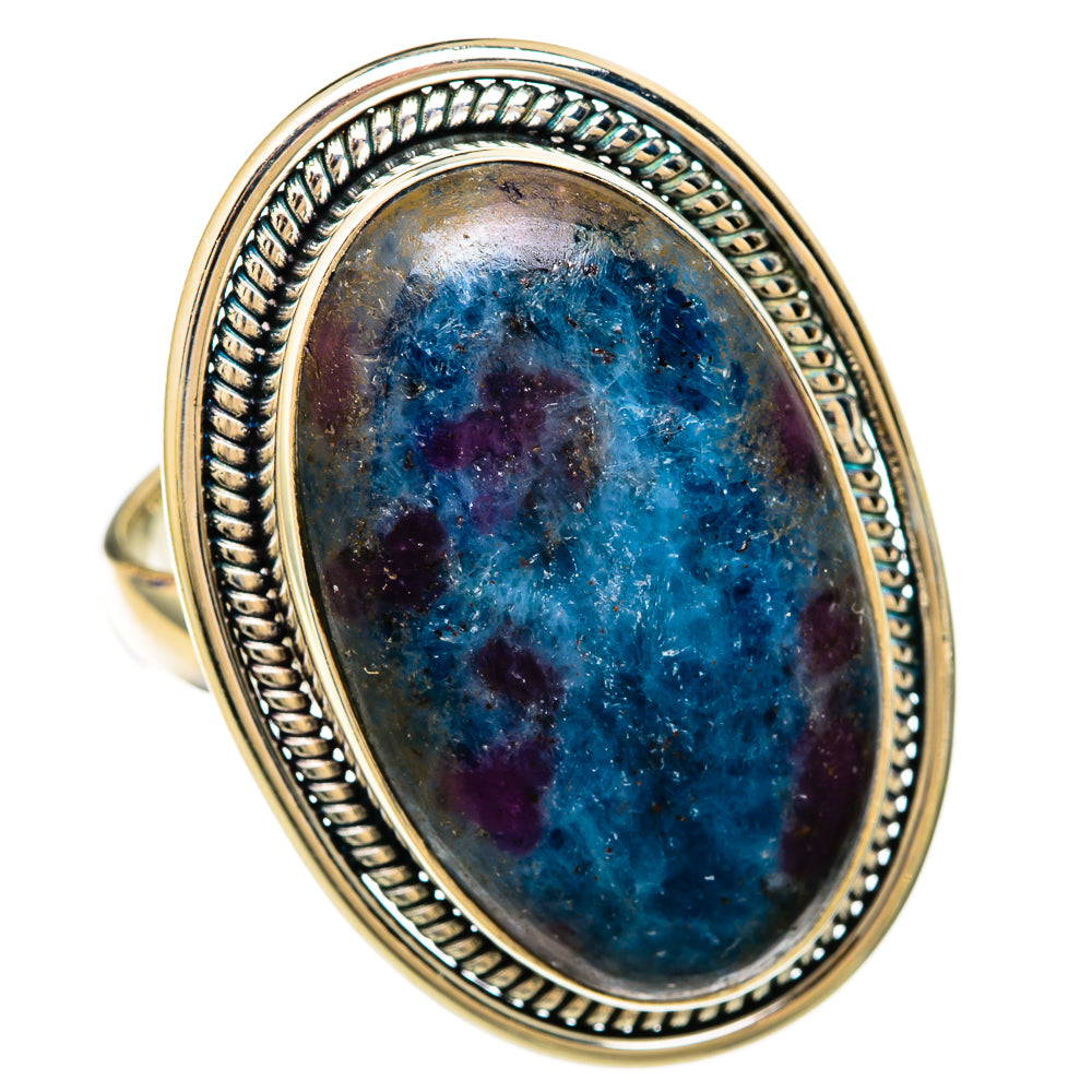 Ruby Fuchsite Rings handcrafted by Ana Silver Co - RING103936 - Photo 2