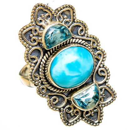 Larimar Rings handcrafted by Ana Silver Co - RING103938 - Photo 2