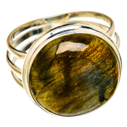 Labradorite Rings handcrafted by Ana Silver Co - RING103939 - Photo 2