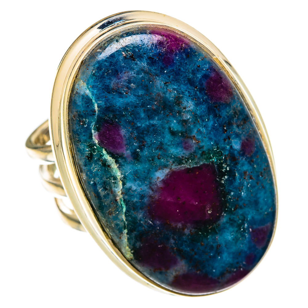Ruby Fuchsite Rings handcrafted by Ana Silver Co - RING103942
